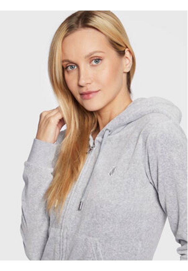 Juicy Couture Bluza Robertson JCAP176 Szary Slim Fit. Kolor: szary. Materiał: bawełna