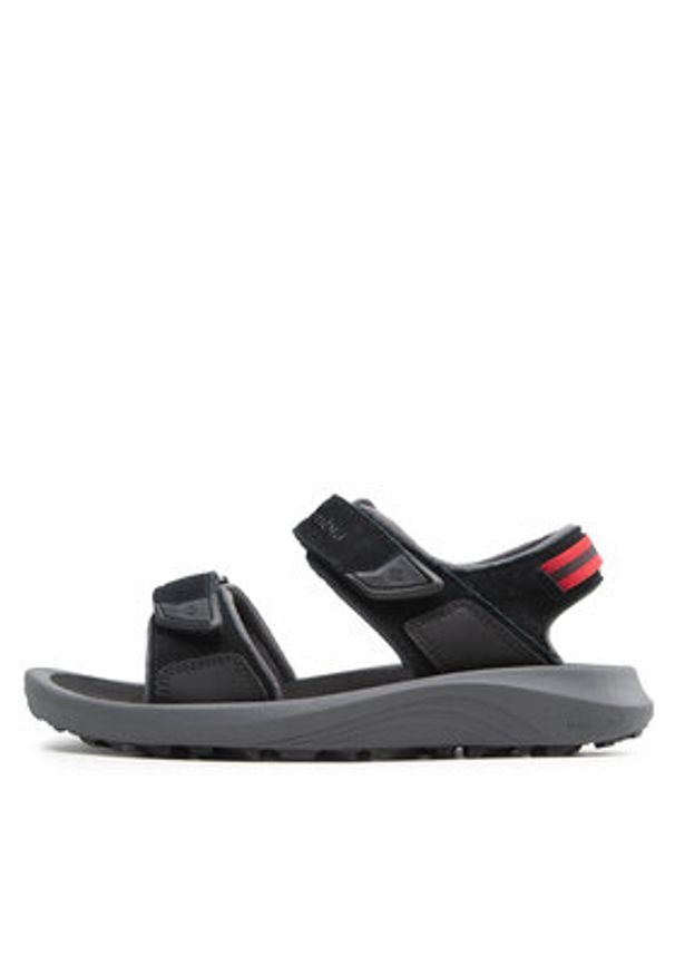 columbia - Columbia Sandały Trailstorm Hiker 2 Strap BM9262 Czarny. Kolor: czarny. Materiał: skóra, zamsz