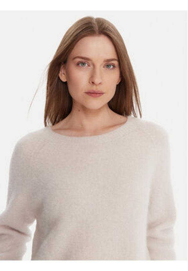 Kontatto Sweter 3M0863C Écru Relaxed Fit. Materiał: syntetyk