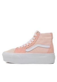 Vans Sneakersy Sk8-Hi Tapered VN0A5JMKBOD1 Różowy. Kolor: różowy. Materiał: zamsz, skóra