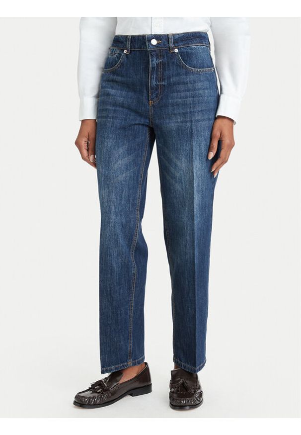 MAX&Co. Jeansy Panetto 2626186031200 Granatowy Slim Fit. Kolor: niebieski