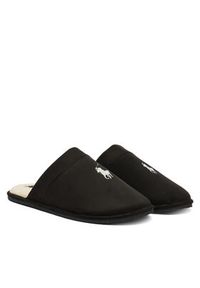 Polo Ralph Lauren Kapcie 843981604001 Czarny. Kolor: czarny. Materiał: zamsz, skóra #6