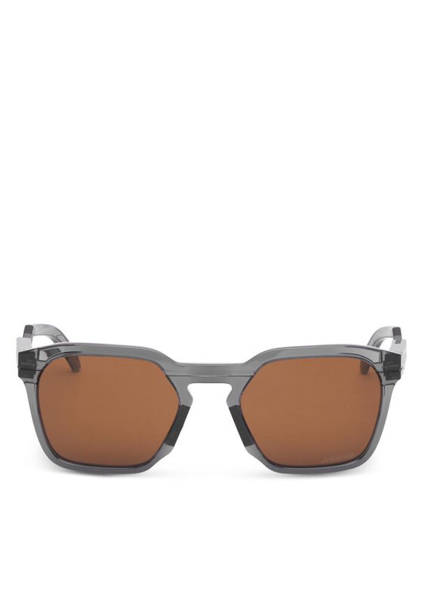 Oakley Okulary przeciwsłoneczne Hstn Sq 0OO9533 95330854 Szary ciemny. Kolor: szary