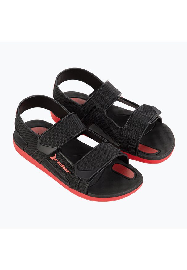 Rider - Sandały dziecięce RIDER. Kolor: czerwony, wielokolorowy, czarny. Sezon: lato