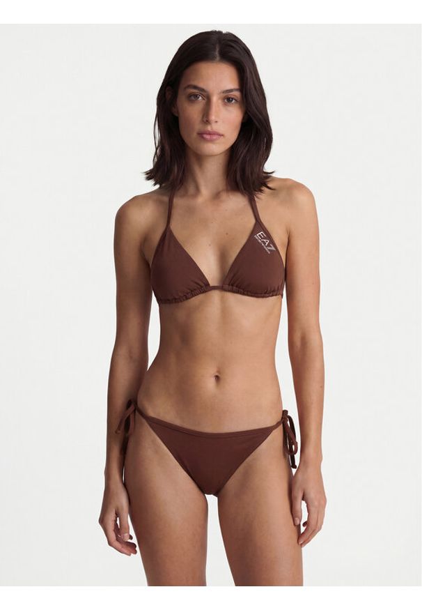 EA7 Emporio Armani Bikini 7W000318 AF20663 U6067 Brązowy. Kolor: brązowy. Materiał: syntetyk