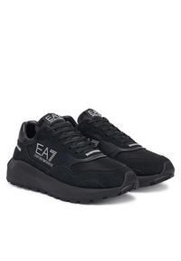 EA7 Emporio Armani Sneakersy 7X000341 AF18616 MZ186 Czarny. Kolor: czarny. Materiał: skóra #5