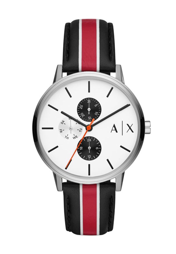 Armani Exchange - Zegarek AX2724. Kolor: wielokolorowy. Materiał: materiał, skóra