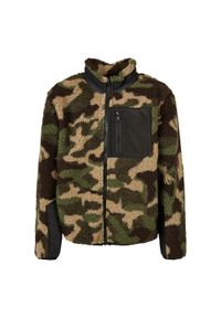 Urban Classics - Kurtka Dla Chłopca Camo Sherpa. Kolor: brązowy #1