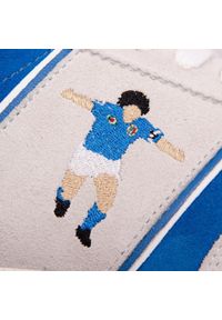COPA FOOTBALL - Buty dla dorosłych - Maradona Neapol - Niebiesko-Białe. Kolor: biały. Sport: piłka nożna