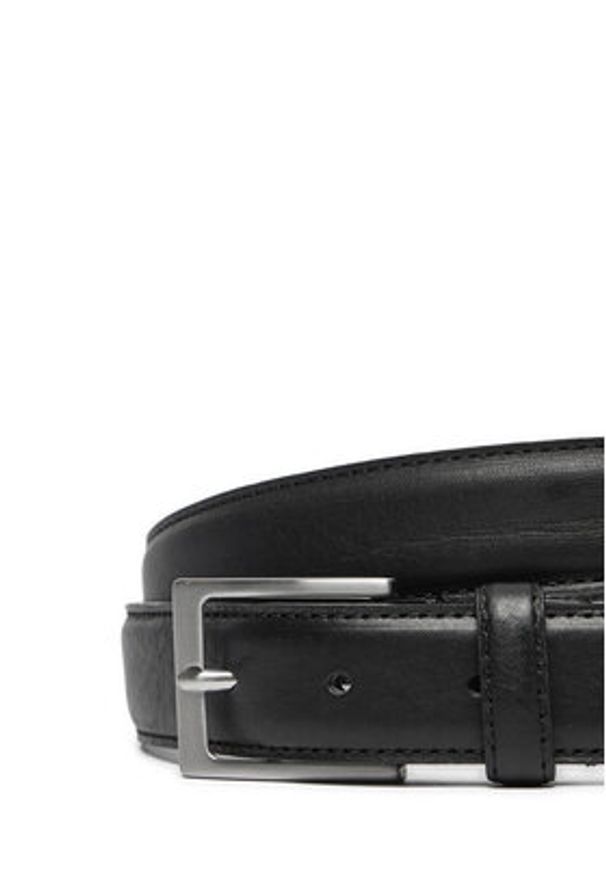 Guess Pasek Męski BMCCLE P4430 Czarny. Kolor: czarny. Materiał: skóra