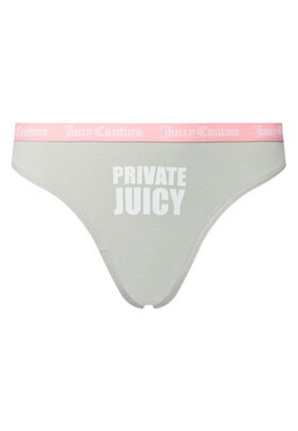 Juicy Couture Komplet stringów JCTTH225957 Kolorowy. Materiał: bawełna. Wzór: kolorowy