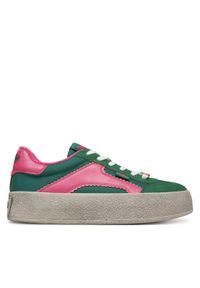 Buffalo Sneakersy Cajo 1636444 Zielony. Kolor: zielony. Materiał: materiał