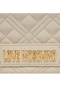 Love Moschino - LOVE MOSCHINO Torebka JC4013PP1ILA0110 Beżowy. Kolor: beżowy. Materiał: skórzane