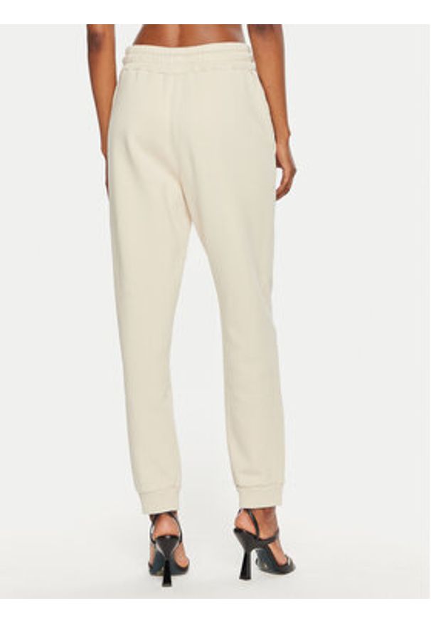 Pinko Spodnie dresowe Carico 100371 A27V Beżowy Regular Fit. Kolor: beżowy. Materiał: bawełna