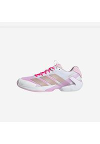 Adidas - Buty tenisowe damskie ADIDAS Adizero Ubersonic 5 na każdą nawierzchnię. Kolor: różowy, biały, wielokolorowy. Sport: tenis