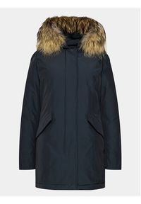 Woolrich Kurtka zimowa Arctic Raccoon CFWWOU0538FRUT0001 Granatowy Regular Fit. Kolor: niebieski. Materiał: syntetyk, bawełna. Sezon: zima