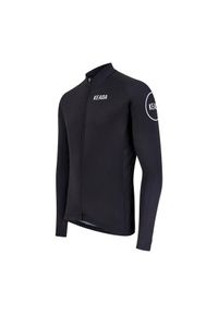 KEADA SPORTS - Damska koszulka kolarska z długim rękawem – Czarna. Kolor: czarny. Długość rękawa: długi rękaw. Długość: długie. Sport: kolarstwo