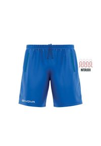Givova Szorty Sportowe Mężczyźni 2XL - Komfort i Funkcjonalność. Kolor: niebieski. Materiał: poliester. Sport: piłka nożna