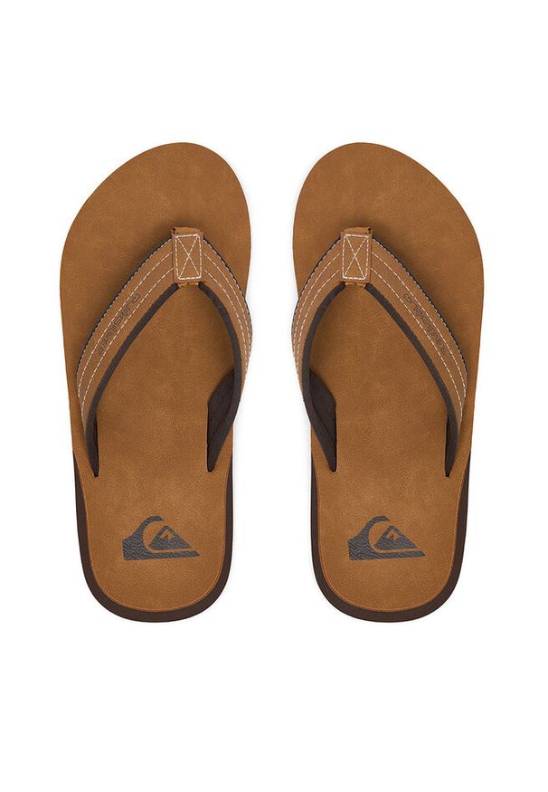 Japonki Quiksilver. Kolor: brązowy