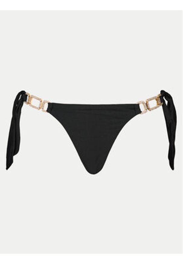 Guess Dół od bikini E4GO10 KC620 Czarny. Kolor: czarny. Materiał: syntetyk