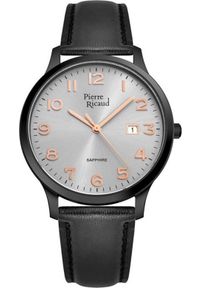 Zegarek Pierre Ricaud Zegarek męski Pierre Ricaud P91028.B2R7Q czarny. Kolor: czarny #1
