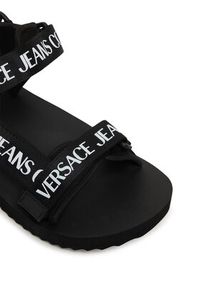 Versace Jeans Couture Sandały 80YA3S7B ZS630 Czarny. Kolor: czarny. Materiał: materiał #2