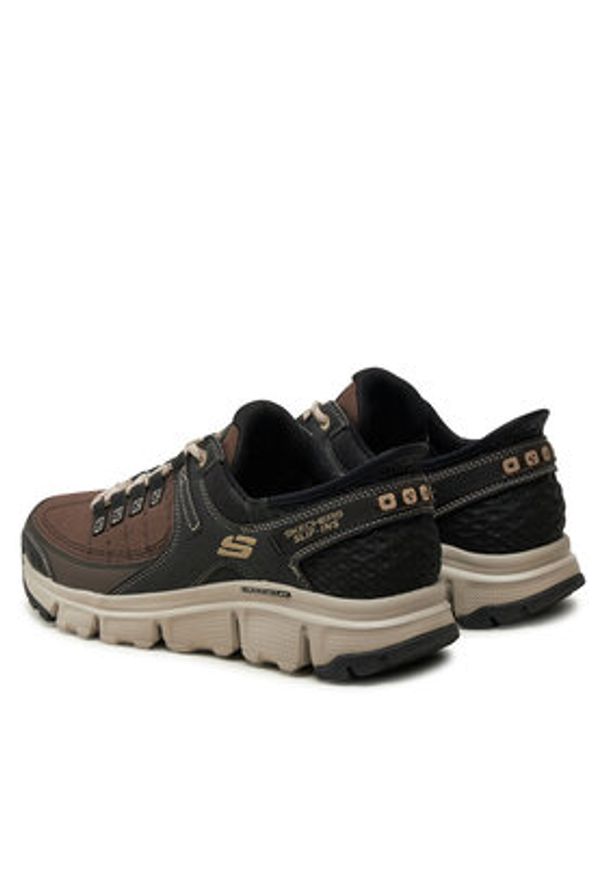 skechers - Skechers Sneakersy Slip-ins: Summits AT 237622/BRTP Brązowy. Kolor: brązowy. Materiał: materiał