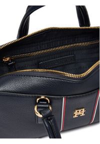TOMMY HILFIGER - Tommy Hilfiger Torebka Th Daily Crossover Corp AW0AW18641 Granatowy. Kolor: niebieski. Materiał: skórzane #4