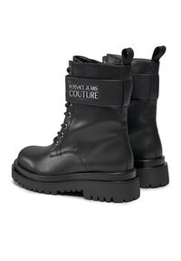 Versace Jeans Couture Trapery 75VA3S64 Czarny. Kolor: czarny. Materiał: skóra #4