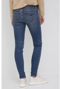 Armani Exchange jeansy damskie medium waist. Kolor: niebieski #4