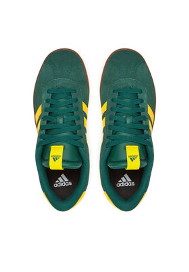 Adidas - adidas Sneakersy VL COURT 3.0 JP7535 Zielony. Kolor: zielony. Materiał: zamsz, skóra