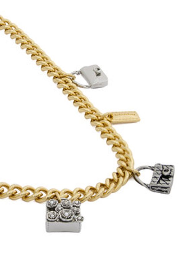 Coach Naszyjnik 37527583 Złoty. Materiał: metalowe. Kolor: złoty