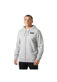 Bluza z kapturem z pełnym zamkiem błyskawicznym Helly Hansen Logo. Typ kołnierza: kaptur. Kolor: szary #1