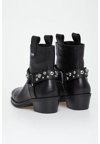 Liu Jo - Botki damskie skórzane biker LIU JO. Materiał: skóra #2