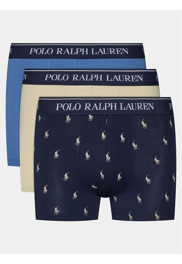Polo Ralph Lauren Komplet 3 par bokserek 714830299113 Kolorowy. Materiał: bawełna. Wzór: kolorowy