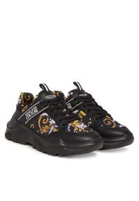 Versace Jeans Couture Sneakersy 78YA3SC2 Czarny. Kolor: czarny. Materiał: skóra #2