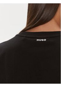 Hugo T-Shirt Dashire_4 50489198 Czarny Regular Fit. Kolor: czarny. Materiał: bawełna #5