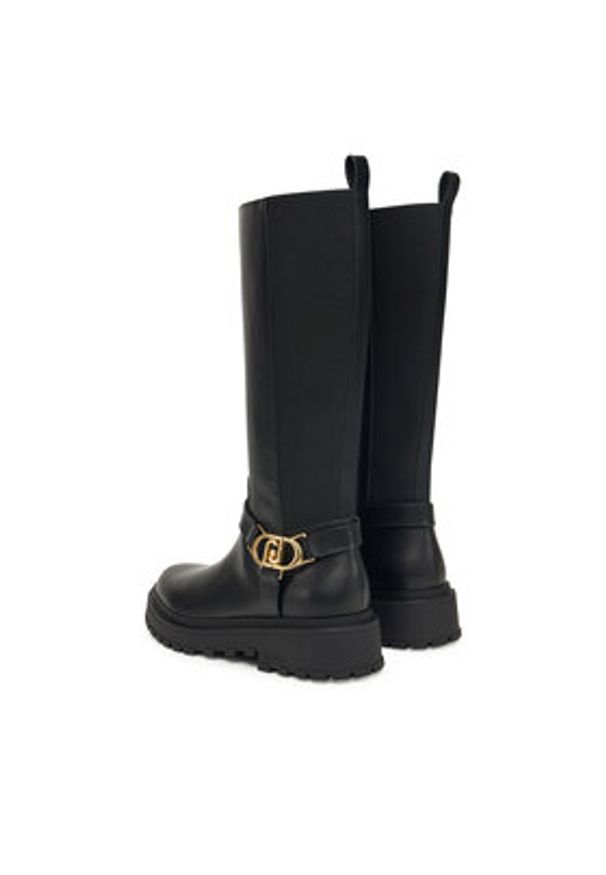 Liu Jo Kozaki Rumi 39 SF5059 PX241 Czarny. Kolor: czarny. Materiał: skóra