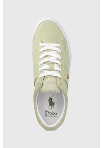 Polo Ralph Lauren buty SAYER 816862546004.300 męskie kolor zielony. Nosek buta: okrągły. Zapięcie: sznurówki. Kolor: zielony. Materiał: guma #5