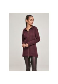 Urban Classics - Parka dla kobiet Urban Classic sweat. Typ kołnierza: kaptur. Kolor: czerwony #2