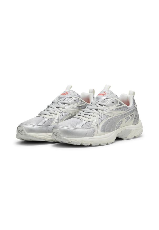 Buty do chodzenia męskie Puma Milenio Tech. Kolor: beżowy. Materiał: materiał, syntetyk. Szerokość cholewki: normalna. Sezon: lato. Sport: turystyka piesza