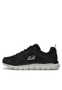 skechers - Skechers Sneakersy Scloric 52631/BKRD Czarny. Kolor: czarny. Materiał: materiał, mesh #4
