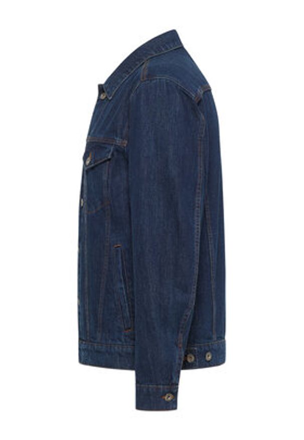 Mustang Kurtka jeansowa Dallas 1016830 Niebieski Regular Fit. Kolor: niebieski. Materiał: bawełna