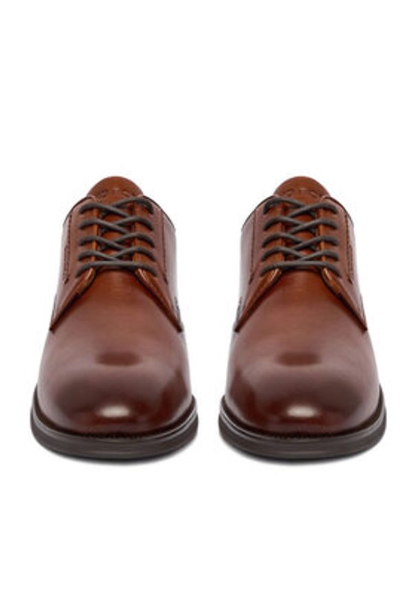 Gino Rossi - GINO ROSSI Półbuty EO-MARTINO-03 126AM Brązowy. Kolor: brązowy. Materiał: skóra