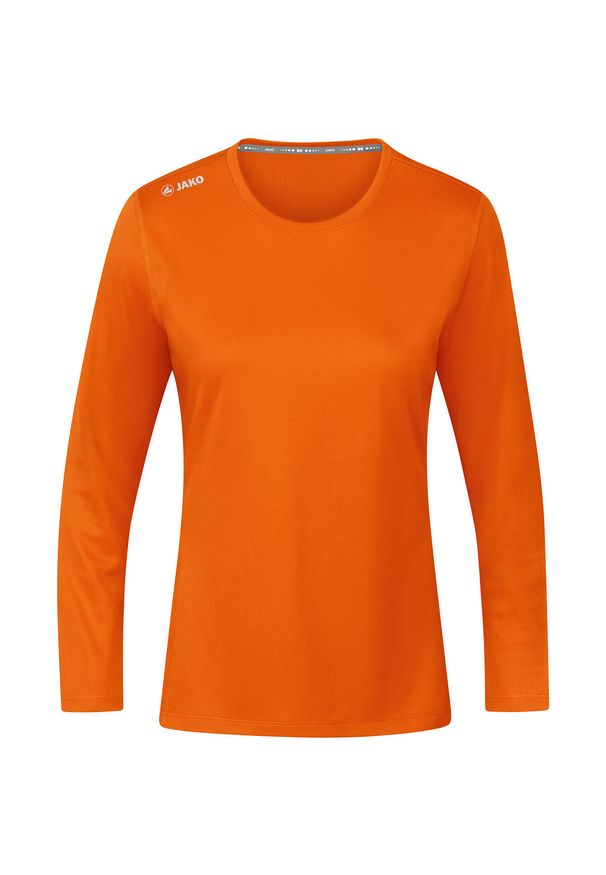 Koszulka damska Jako Run 2.0 manches longues. Kolor: pomarańczowy. Długość rękawa: długi rękaw. Długość: długie. Sport: bieganie