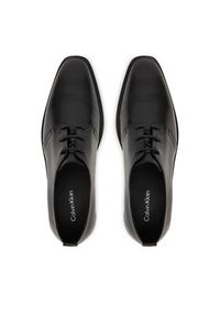 Calvin Klein Półbuty Slim Clean Derby Lth HM0HM02004 Czarny. Kolor: czarny. Materiał: skóra #5