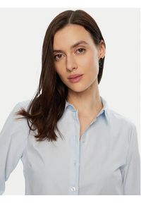 Vero Moda Koszula Anna 10318701 Błękitny Slim Fit. Kolor: niebieski. Materiał: bawełna