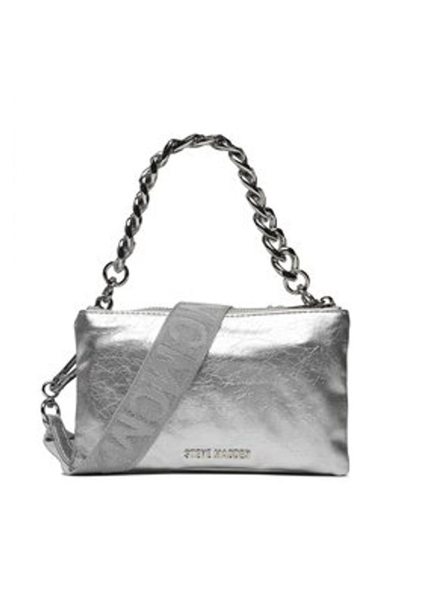 Steve Madden Torebka Bnicco SM13001162-SIL Srebrny. Kolor: srebrny. Materiał: skórzane