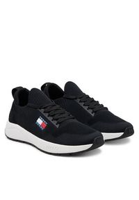 Tommy Jeans Sneakersy Runner Kntitted EM0EM01555 Czarny. Kolor: czarny. Materiał: materiał #4