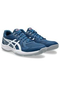 Asics - Buty do siatkówki męskie, Upcourt 6. Kolor: szary, biały, wielokolorowy, niebieski. Sport: siatkówka